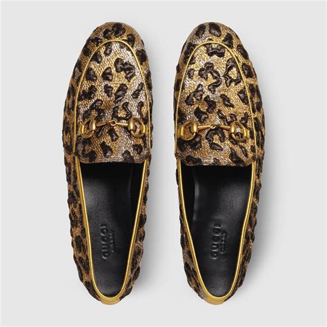 gucci jaquard loafer|Gucci wedge loafers.